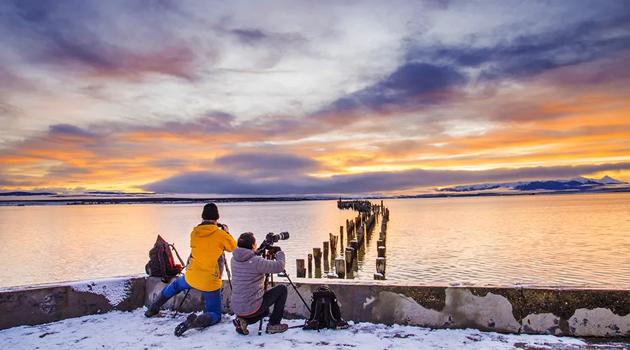 Kayaking in Última Esperanza Bay